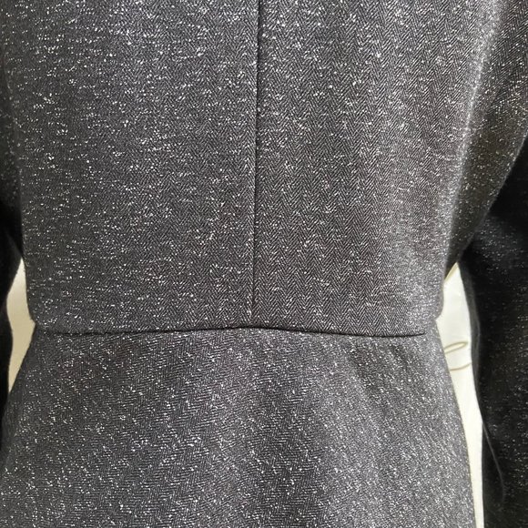 NWOT Blazer Charcoal Heather-Print Sz 12 - Picture 12 of 15